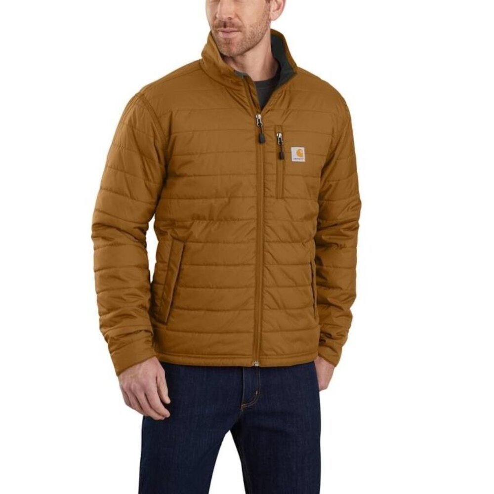 Carhartt Men's Rain Defender Insulated Jacket Mocha XL Puffer New - Picture 11 of 12